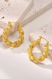 Twisted hoops | Øreringe fra Birdsong