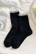 Carly Socks | Black/Grey | Strømper fra By Timm