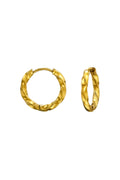 Diamond Cut Hoops GD | Øreringe fra Birdsong
