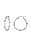 Curved Wire Hoops SS | Øreringe fra Birdsong