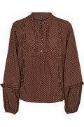 Camilla Blouse 2906 | Brown | Bluse fra Prepair