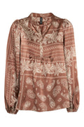 Camilla Blouse 2907 | Brown | Bluse fra Prepair