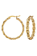 Chain Link Hoops GD | Øreringe fra Birdsong