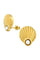 Shell Pearl Ear Studs GD | Øreringe fra Birdsong