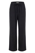 Macy Linen Trousers | Black | Bukser fra Atelier C – nedsat