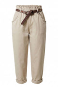 Cotton Frill Pants | Beige | Bukser fra Atelier C