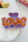 Love Hair Claw | Purple | Hårspænde fra By Timm
