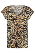 Sunrise Lima Leo Top 35941 | Khaki | Bluse fra Co'couture