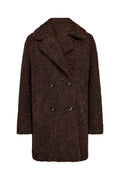 Addy FF Teddy Coat | Brun | Frakke fra French Laundry