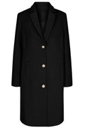 Theo Wool Coat | Sort | Frakke fra French Laundry