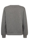 Wana Pullover 206692 | Med. Grey Mel. W. Port Royale | Strik fra Freequent