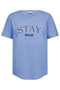 Fenjal Tee 207452 | Vista Blue W. Navy Blazer | T-Shirt fra Freequent – nedsat