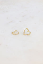 Heart Bubble Earring | Forgyldt | Øreringe fra Birdsong