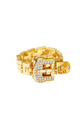 Goldener Balance Ring | Ruf des Vogelgesangs