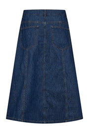 Lisea Skirt 207772 | Medium Blue Denim | Nederdel fra Freequent