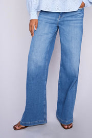 Dara Shane Jeans  Regular | Mid Blue | Jeans fra Mos Mosh