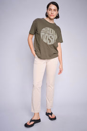 Zini O-SS Tee   | Sea Turtle | T-shirt fra Mos Mosh