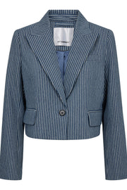 Nellie Stripe Blazer 30298 | Blue | Blazer fra Co'couture