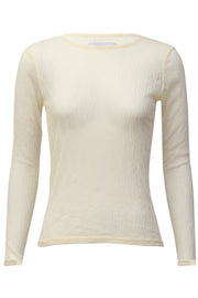 Isa Ls Lace Blouse | Creme | Bluse fra Liberté