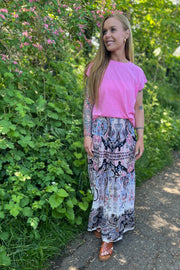 Princess Skirt 5201 |  Print Nero | Nederdel fra Marta du Chateau