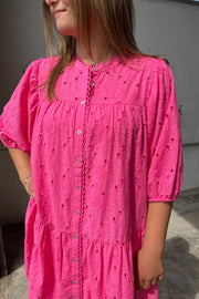 Pola Anglaise Dress 96334 | Pink | Kjole fra Co'couture