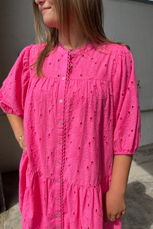 Pola Anglaise Dress 96334 | Pink | Kjole fra Co'couture