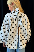 Dot Bow Shirt | White – nedsat