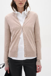 Lukkaiw Cardigan | Beige Melange | Strik fra Inwear