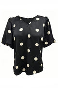 Dotti Blouse | Black Creme Dot | Bluse fra Liberté