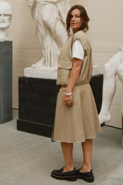 Priscilla Twill Rock | Taupe | Rock von Neo Noir
