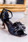 Dancing 23 Leather | Blackleather | Heels fra Copenhagen Shoes