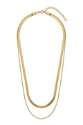 Double Snake Chain Necklace | Halskæde fra Birdsong