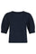 Martha Bow Knit Tee 162941 | Navy | Strik fra Neo Noir