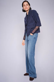 Dara Vint Jeans  Regular | Mid Blue | Jeans fra Mos Mosh