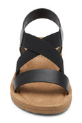 Gekreuzte Sandalen | Schwarz | Sandalen von Lazy Bear – nedsat