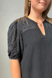 Lara Dress | Black | Kjole fra Freequent