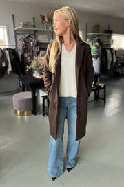 Theo Wollmantel | Braun | Mantel von French Laundry