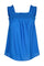 Callum Smock Strap Top 95958 | Clear blue | Top fra Co'couture