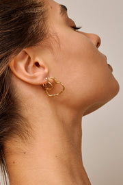 Organic Hearts Medium | Øreringe fra Enamel