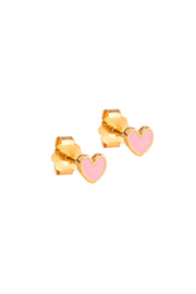 Amore Hearts | Pink | Øreringe fra Enamel