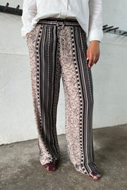 Tidy Pants 204581 | Simply Taupe w. Black | Bukser fra Freequent