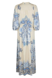 Stellar Artist Paisley Dress | Powder Blue | Kjole fra Neo Noir