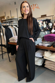 Calla Moss Blouse | Black | Bluse fra Mos Mosh