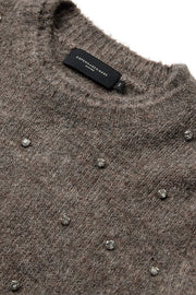 Diamond Pullover 204682 | Timber Wolf Melange | Strik fra Copenhagen Muse