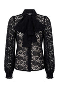 Elina Ls Blouse | Black Lace