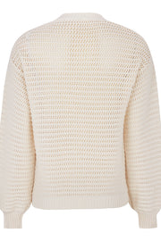 Magda O-neck Knit | Buttercream | Strik fra Esmé studio