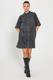 Lisea Dress 206644 | Vintage Grey Denim | Kjole fra Freequent