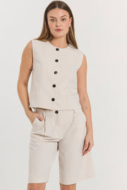 Maeve Waistcoat | Vest fra Freequent