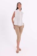 Bina Blouse 208208 | Brilliant White | Bluse fra Freequent