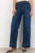 Eleonora Jeans | Dark Blue Denim | Jeans fra French Laundry